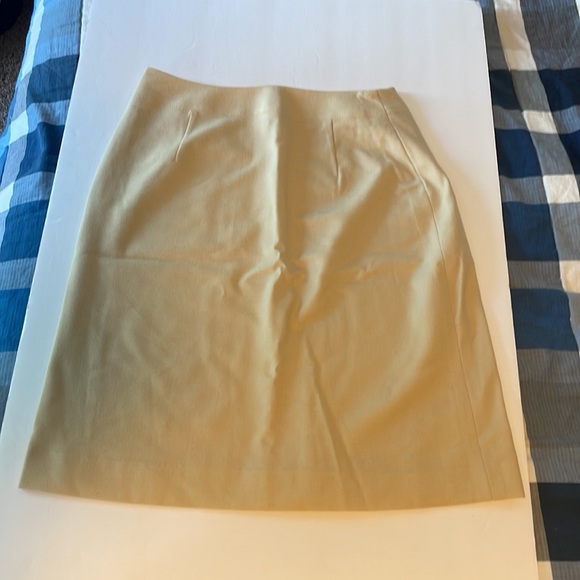 Tahari Petite Skirt Tan - Picture 4 of 5